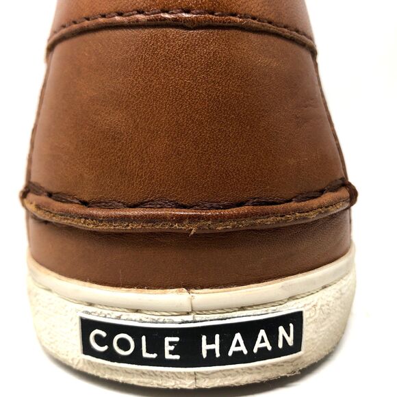Cole Haan 1928 Nantucket Penny Loafers Mens Size 10 British Tan Grand OS Cushion - Picture 12 of 16